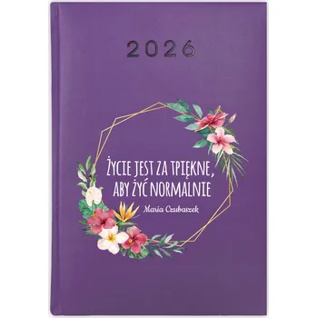 Kalendář Knižní kalendář 2026 A5 FunnyCase fialový