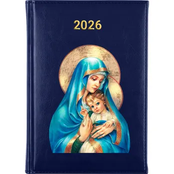 Kalendář Knižní kalendář 2026 A5 modrý