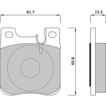 Brzdová destička Sada brzdových destiček STARLINE