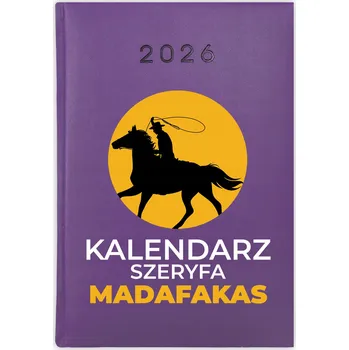 Kalendář Knihový kalendář 2026 A5 fialový