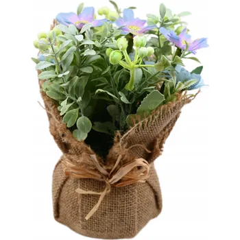 umělá květina KVĚTINA V KVĚTINÁČI UMĚLÁ ROSTLINA DO DOMU KANCELÁŘE RŮZNÉ BARVY