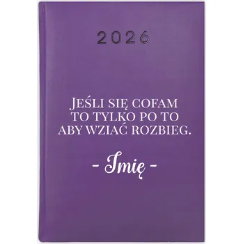 Kalendář Knihový kalendář 2026 A5 fialový