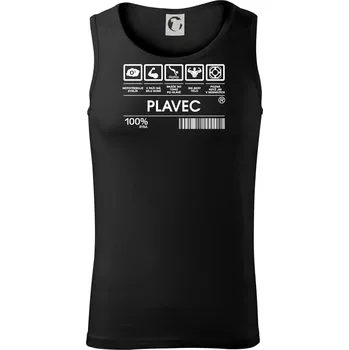 Pánské termoprádlo Čárový kód - Plavec - Tílko pánské Core - XL ( Černá )