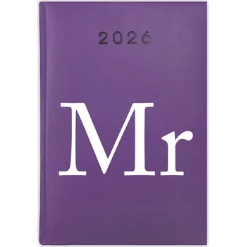 Kalendář Knižní kalendář 2026 A5 FunnyCase fialový