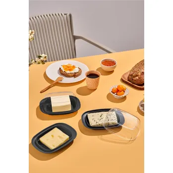 Dóza na potraviny Sada 3 ks potravinových boxů DONNIE antracitová