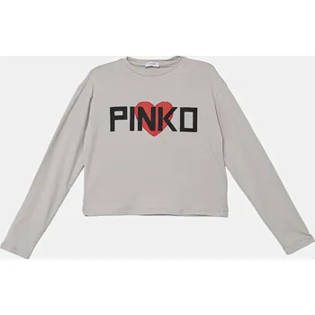 Dívčí tričko Dětské tričko s dlouhým rukávem Pinko KFTS029.C.JE013 šedá 90X, vel. 116