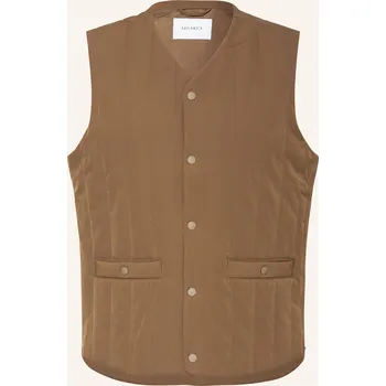 Les Deux Pánská Prošívaná Vesta, tmavě hnědá, 56