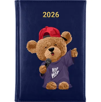 Kalendář Knižní kalendář 2026 A5 modrý