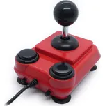 ArcadeR 9 pin Joystick pro ATARI, COMMODORE, SPECTRUM Barva: Červená