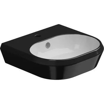 Umyvadlo Cruise, keramické, dvoubarevné, 50x48 cm, CRLAVBW50BI000002