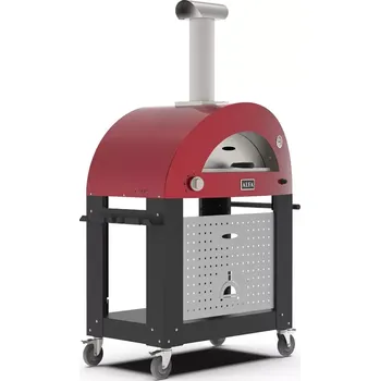 Pec na pizzu Alfa Forni - podstava pro 2 PIZZE, barva černá