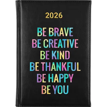 Diář Knižkový kalendář 2026 A5 černý