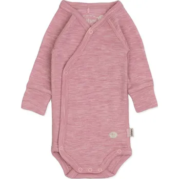 Kojenecký body Zavinovací merino body Mini "Heather" Lillelam VELIKOST: 56/2 měsíce