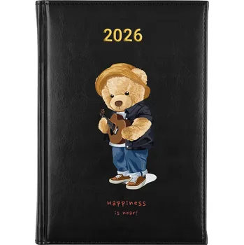 Kalendář Knižkový kalendář 2026 A5 černý