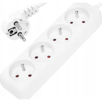 Napájecí kabel Prodlužovací Kabel kabel Blow 3 m, 4 ks , bílý
