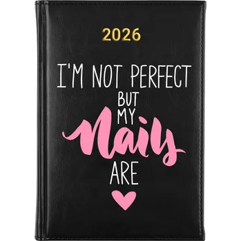 Kalendář Knižkový kalendář 2026 A5 černý