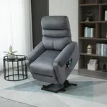 Masážní televizní křeslo Conny | tmavě šedé