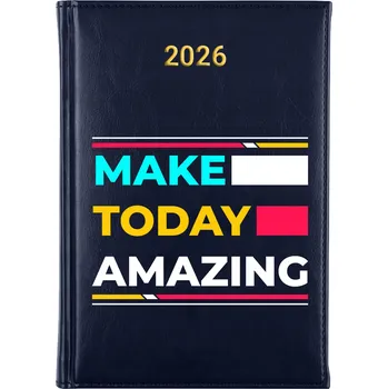 Kalendář Knižkový kalendář 2026 A5 FunnyCase modrý