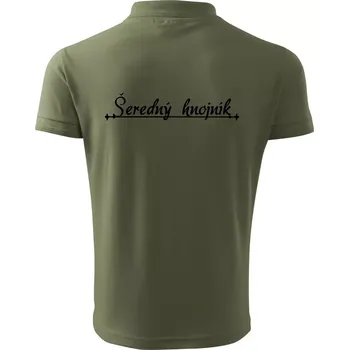 Pánská košile Staročeština - Šeredný hnojník - venkovan, sedlák - Polokošile pánská Pique Polo 203 - 4XL ( Khaki )