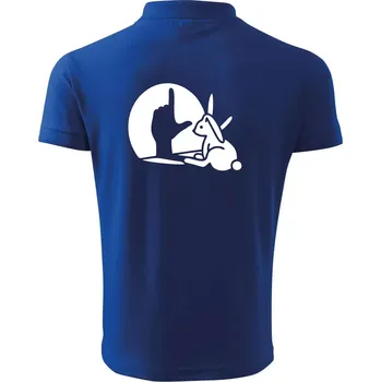 Pánská košile Zajíc stín loser - Polokošile pánská Pique Polo 203 - S ( Královská modrá )