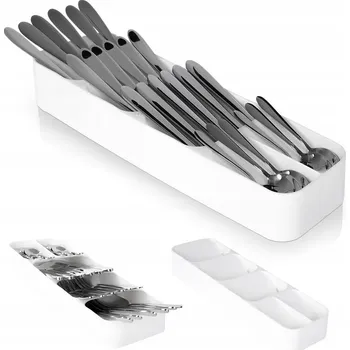 Úložný box Organizér do zásuvky na příbory Orion 11,5 x 39 cm