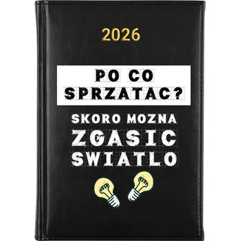 Kalendář Knižkový kalendář 2026 A5 černý