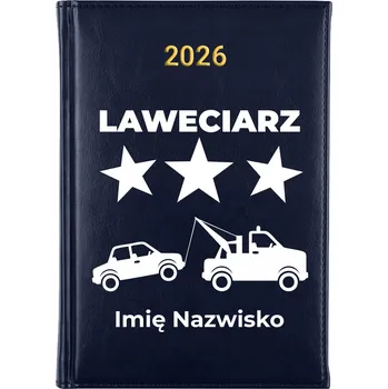Kalendář Knižkový kalendář 2026 A5 FunnyCase modrý