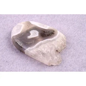 Přírodní kámen Kabošon Moss Druzy Quartz č.5617 (40x26x7mm)