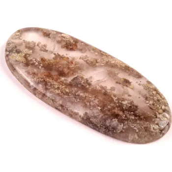 Sběratelství Kabošon Moss Quartz č.5590 (56x23x5mm)