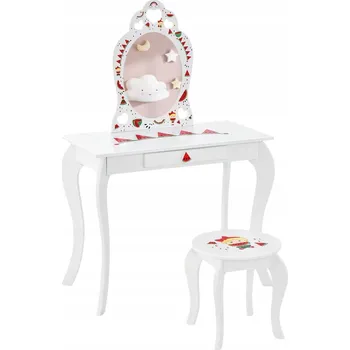 Toaletní stolek Toaletní Stolek 72 x 36 x 106 cm bílý