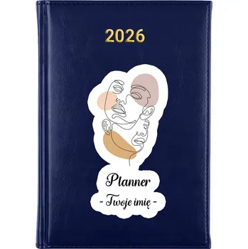 Kalendář Knižní kalendář 2026 A5 modrý