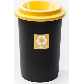 Odpadkový koš Koš odp.50l ECO BIN žlutý,tříd.odp.,plast