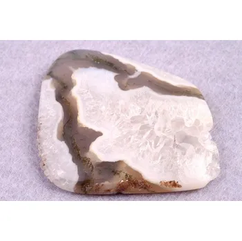 Přírodní kámen Kabošon Moss Druzy Quartz č.5612 (47x47x6mm)