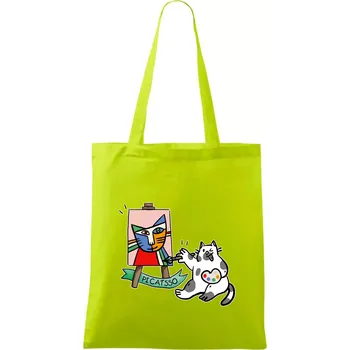 Picatsso - Taška bavlněná - 42 x 38 cm ( Limetková )