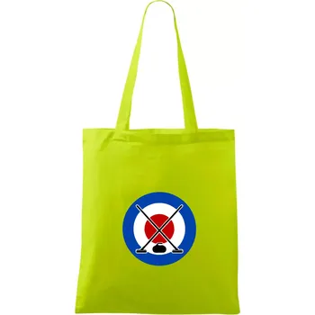 Curling tee - Taška bavlněná - 42 x 38 cm ( Limetková )