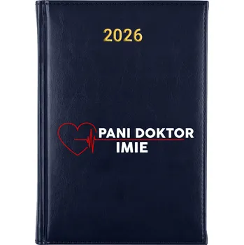 Kalendář Knižkový kalendář 2026 A5 FunnyCase modrý