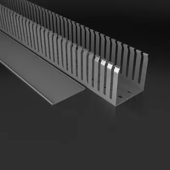 kabelová chránička Kabelový žlab hřebenový 100x100 světle šedý E374 /2m/