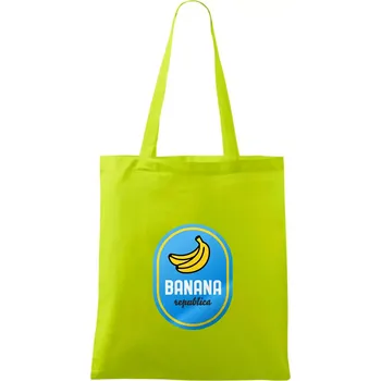 Banana republica - Taška bavlněná - 42 x 38 cm ( Limetková )