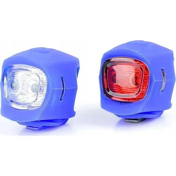 Cyklosvítilna Sada modrých LED světel na kolo S90 2 LED L252