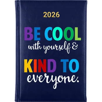 Kalendář Knižní kalendář 2026 A5 modrý