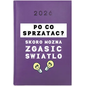 Kalendář Knihový kalendář 2026 A5 fialový