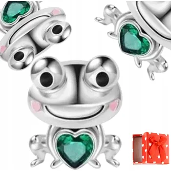 Přívěsek Charms E-CHARMSY žába stříbrná ryzost 925