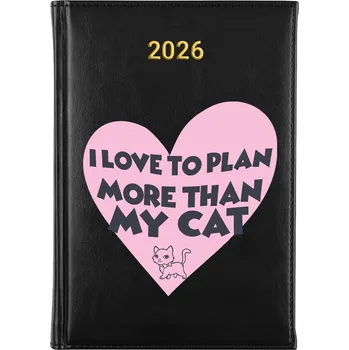 Diář Knižkový kalendář 2026 A5 černý