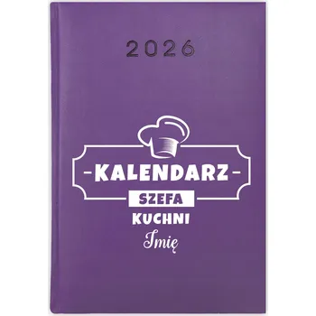 Kalendář Knižkový kalendář 2026 A5 Cute Cups fialový