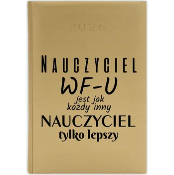 Kalendář Knižní kalendář 2026 A5 FunnyCase zlatý