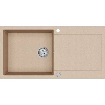 Granitový dřez Granitový dřez Helika TESA PLUS SQT103 beige