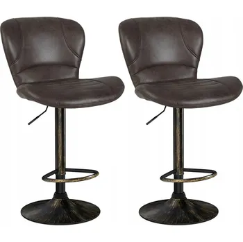 Barová židle Barová Židle Costway v odstínech hnědé, 93 cm, plast