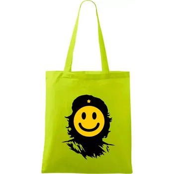 Che Smiley - Taška bavlněná - 42 x 38 cm ( Limetková )