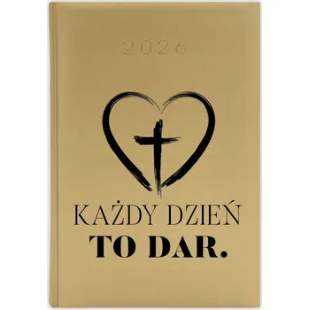 Kalendář Knižní kalendář 2026 A5 FunnyCase zlatý