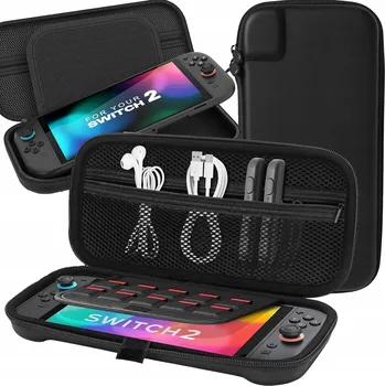 Pouzdro na mobilní telefon Pouzdro 360 uzavíratelné pro Nintendo Switch 2 2025, pevné a odolné, lehké pouzdro